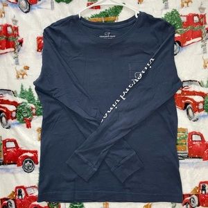 Vineyard Vines Dark Blue‎ Long Sleeve {Size Small}